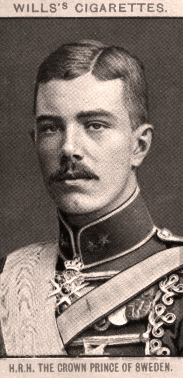 HRH O príncipe herdeiro da Suécia, 1908. de WD and HO Wills