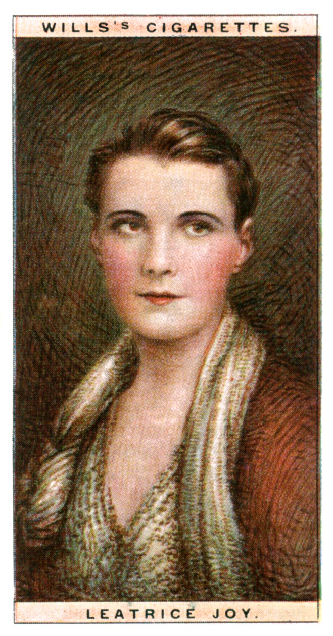 Leatrice Joy 1893-1985, atriz americana, 1928. de WD and HO Wills