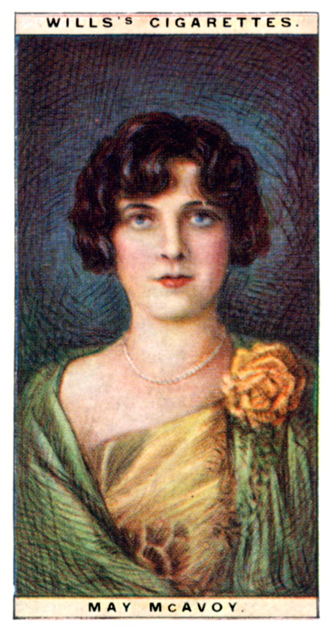 May McAvoy 1899-1984, atriz americana, 1928. de WD and HO Wills