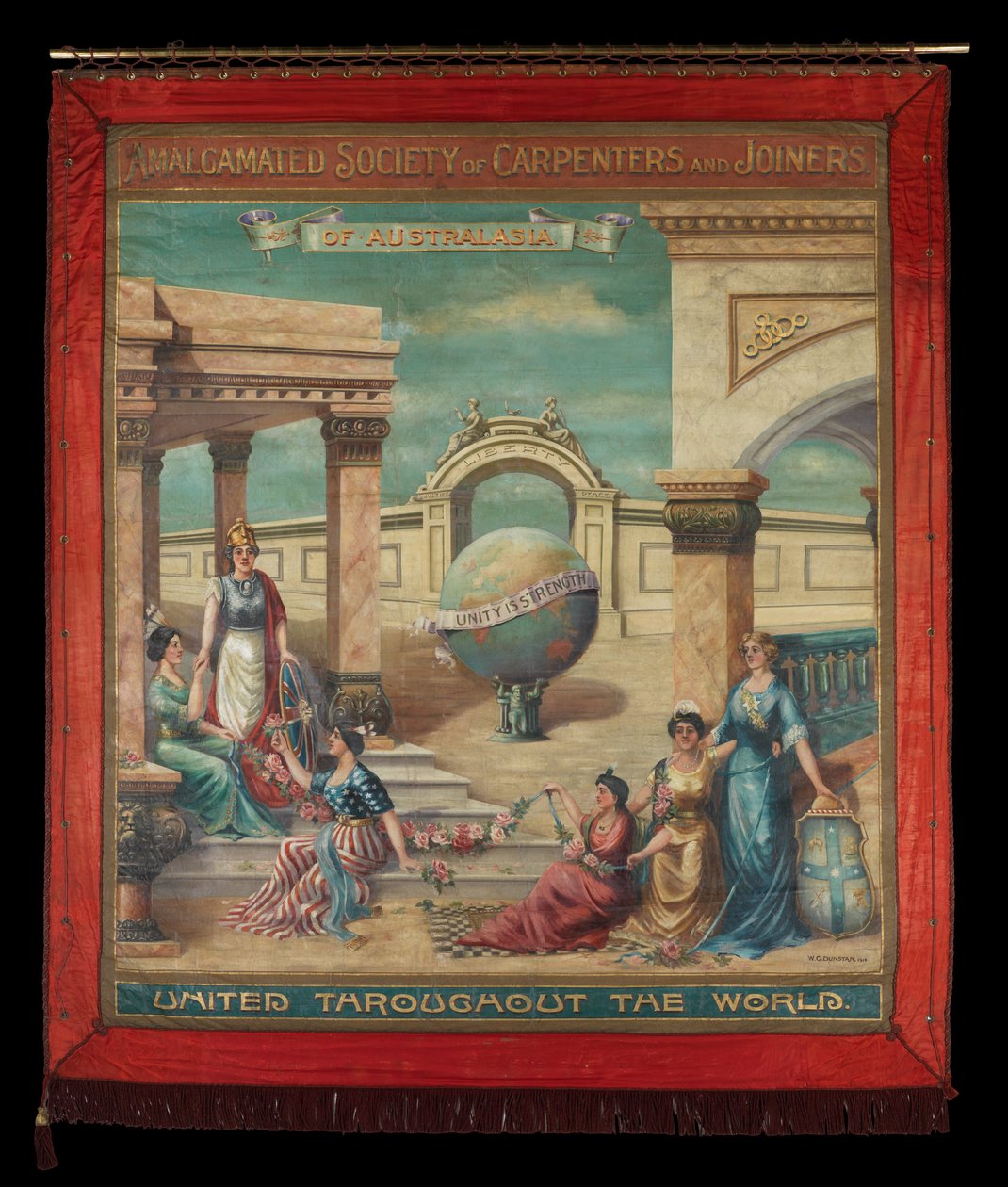Associação Amalgamated de Carpenters and Joiners de W.G. Dunstan