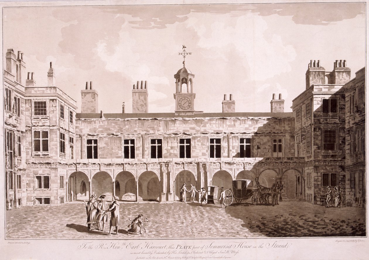 Somerset House, Londres, 1777 de WG Moss