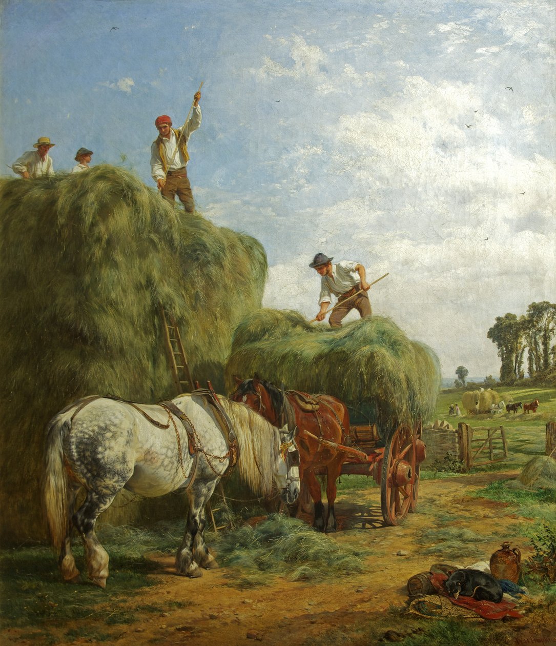 Fenação em Kingweston de W.H. Hopkins
