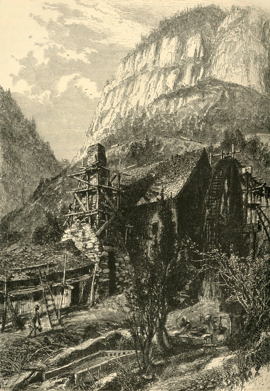"Cumberland Gap, from the East", 1872.   de W.H. Morse