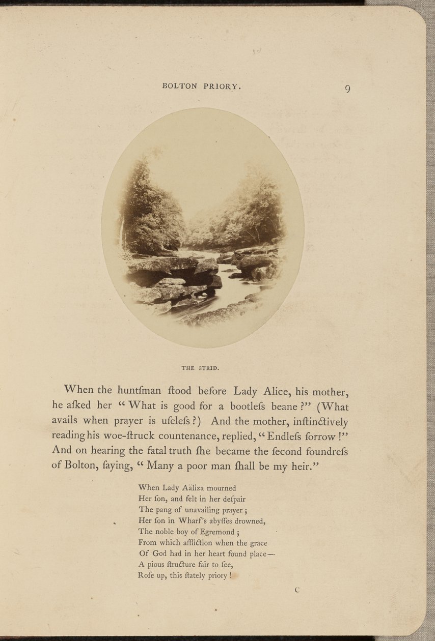 Bolton Priory; The Strid de W.R. Sedgfield