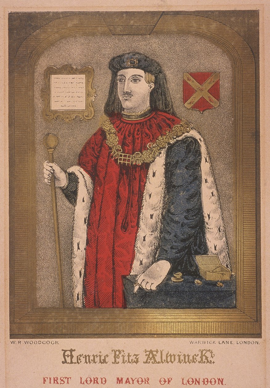 Henry Fitzailwin, c1850 de WR Woodcock