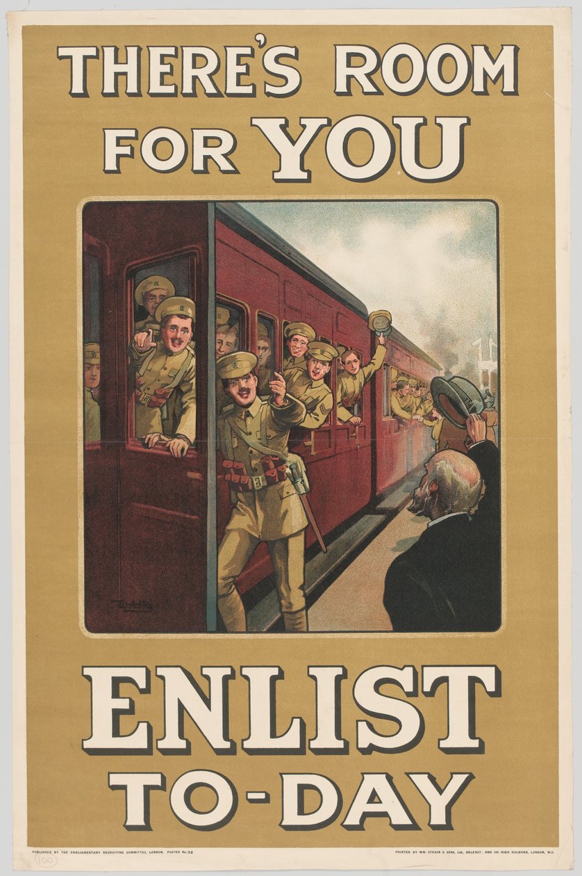 Há espaço para você se alistar hoje, 1914 de W. A. Fry