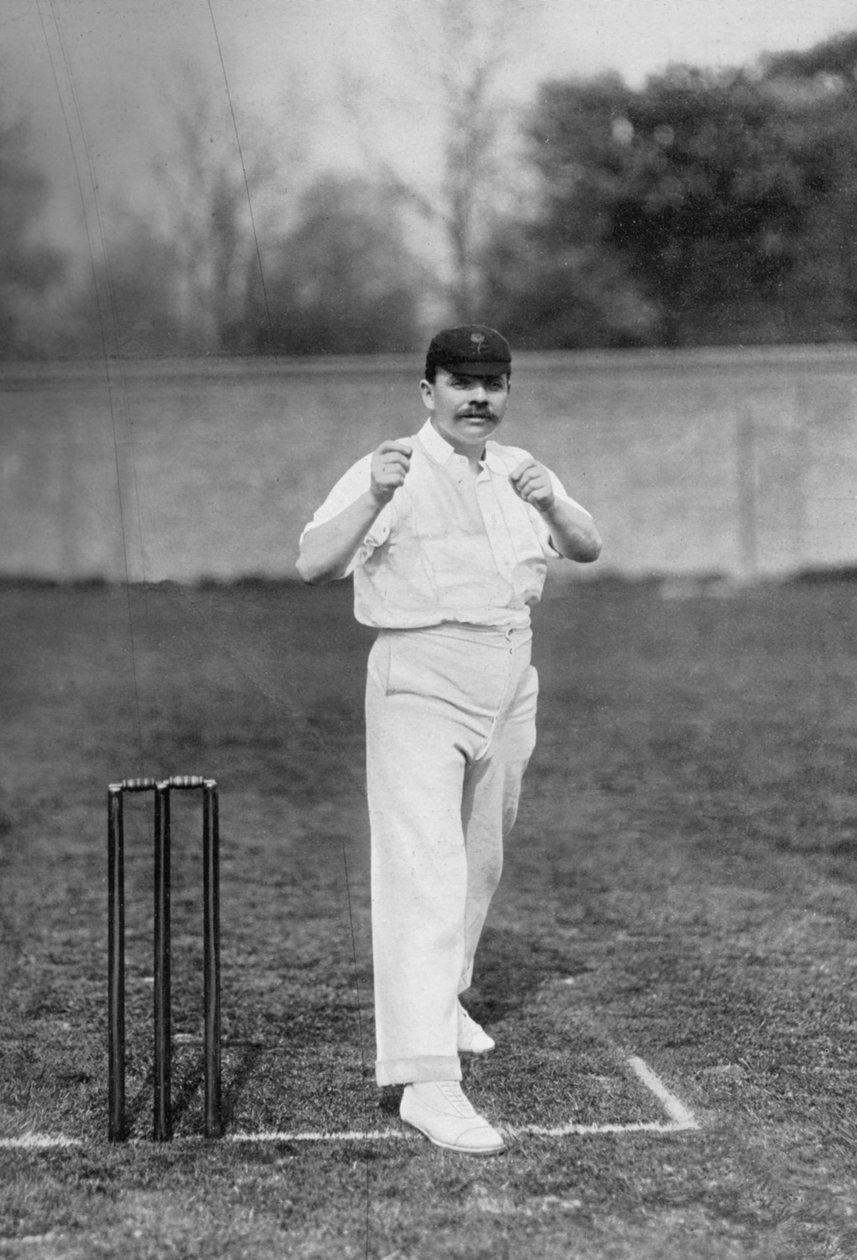 Johnny Briggs, Lancashire e jogador de críquete da Inglaterra, c1899. de William Albert Rouch