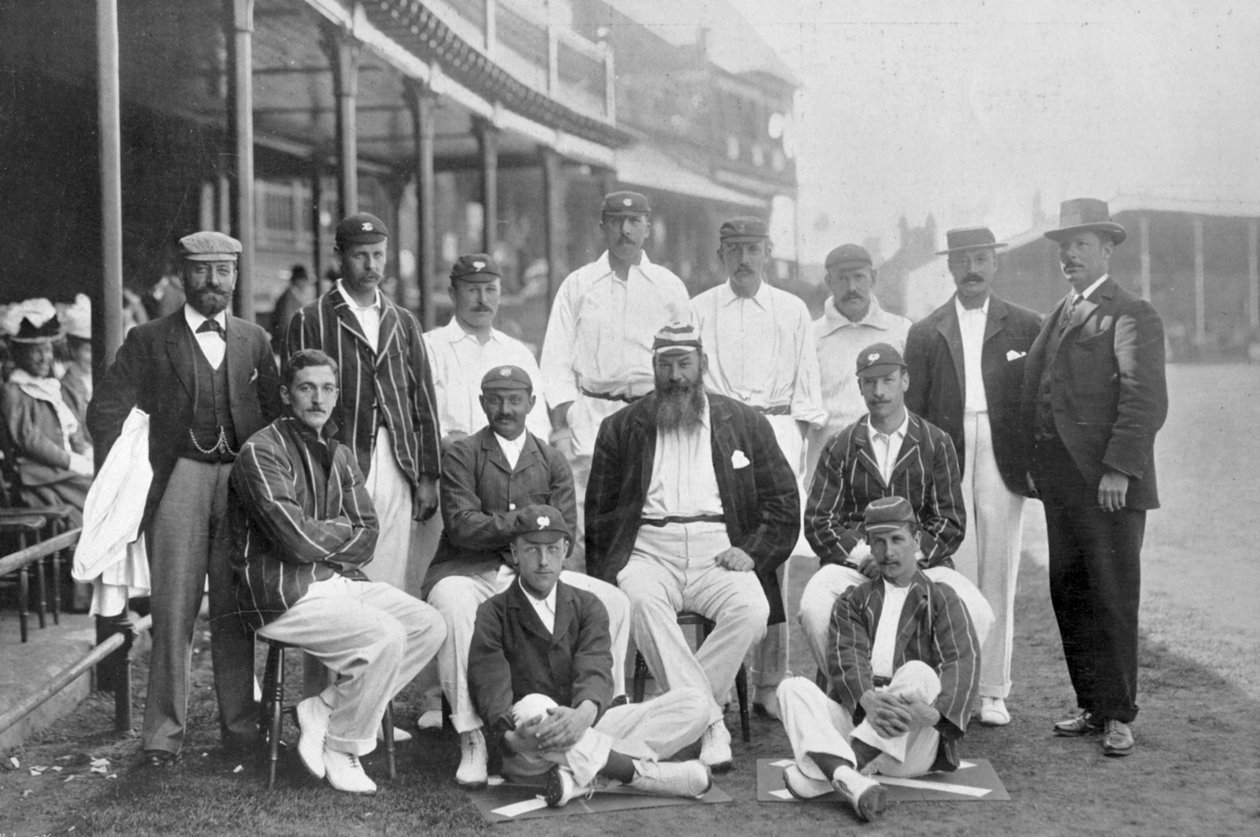 O grilo de teste da Inglaterra XI em Nottingham, Nottinghamshire, 1899. de William Albert Rouch