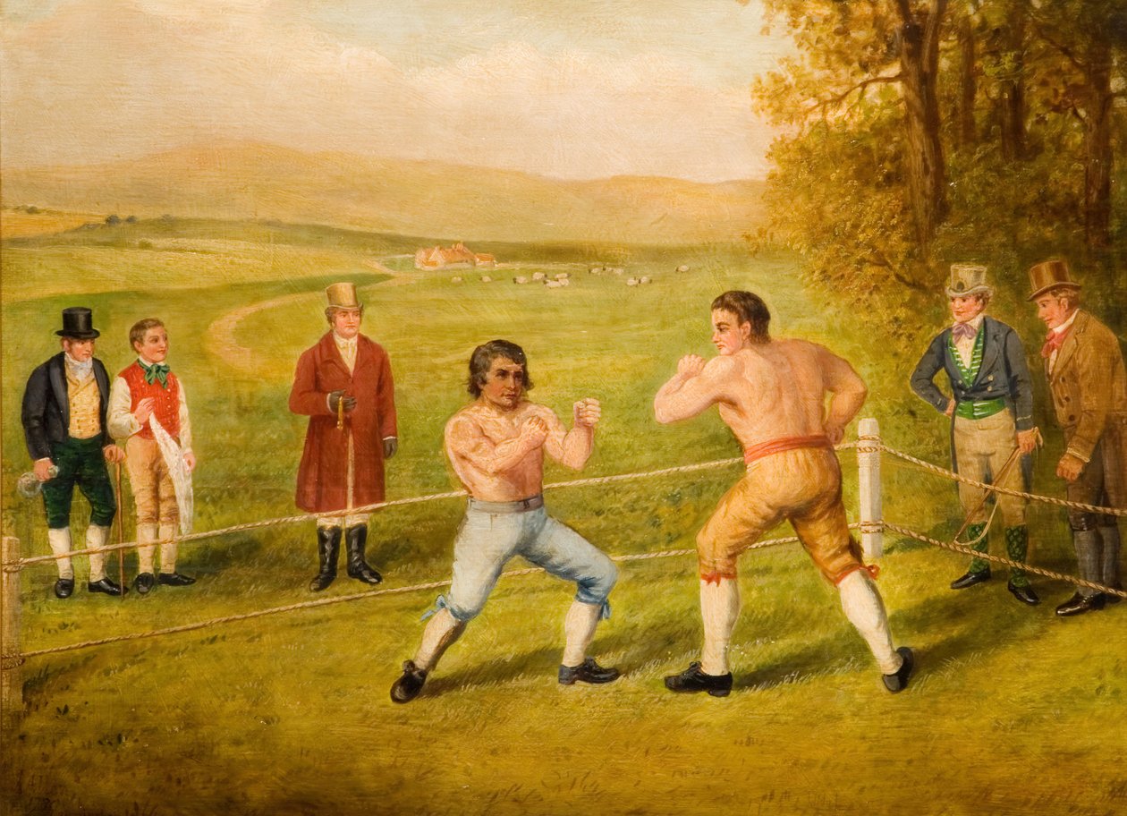 Um combate com o Prémio Birmingham, 1789. de W Allen