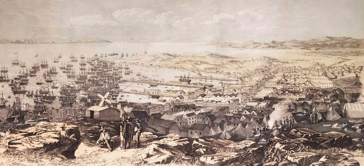 São Francisco em 1851. (imprimir) de W. Boosey