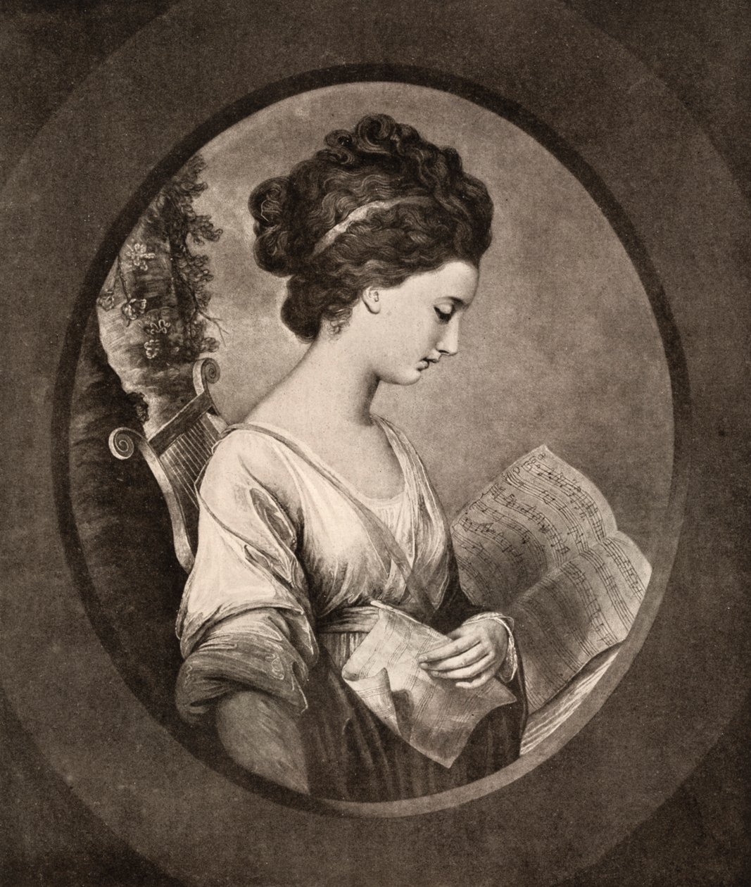 Senhorita Stephenson, final do século XVIII, 1912 de W. Dickinson