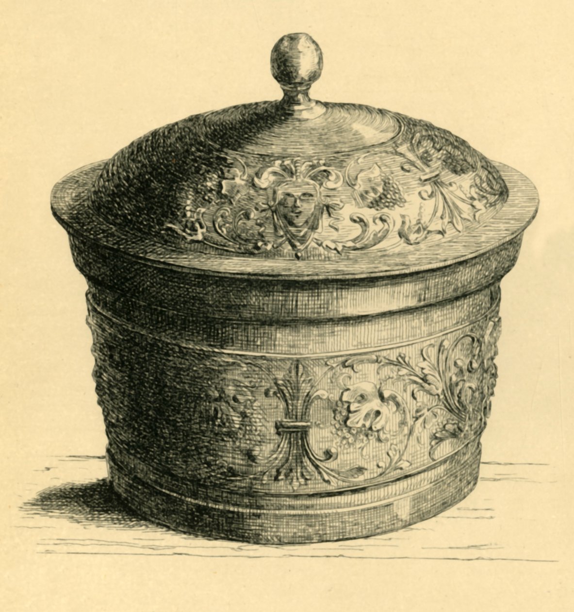 Caixa de metal com tampa, c1600, 1881. de W. E. Mackaness