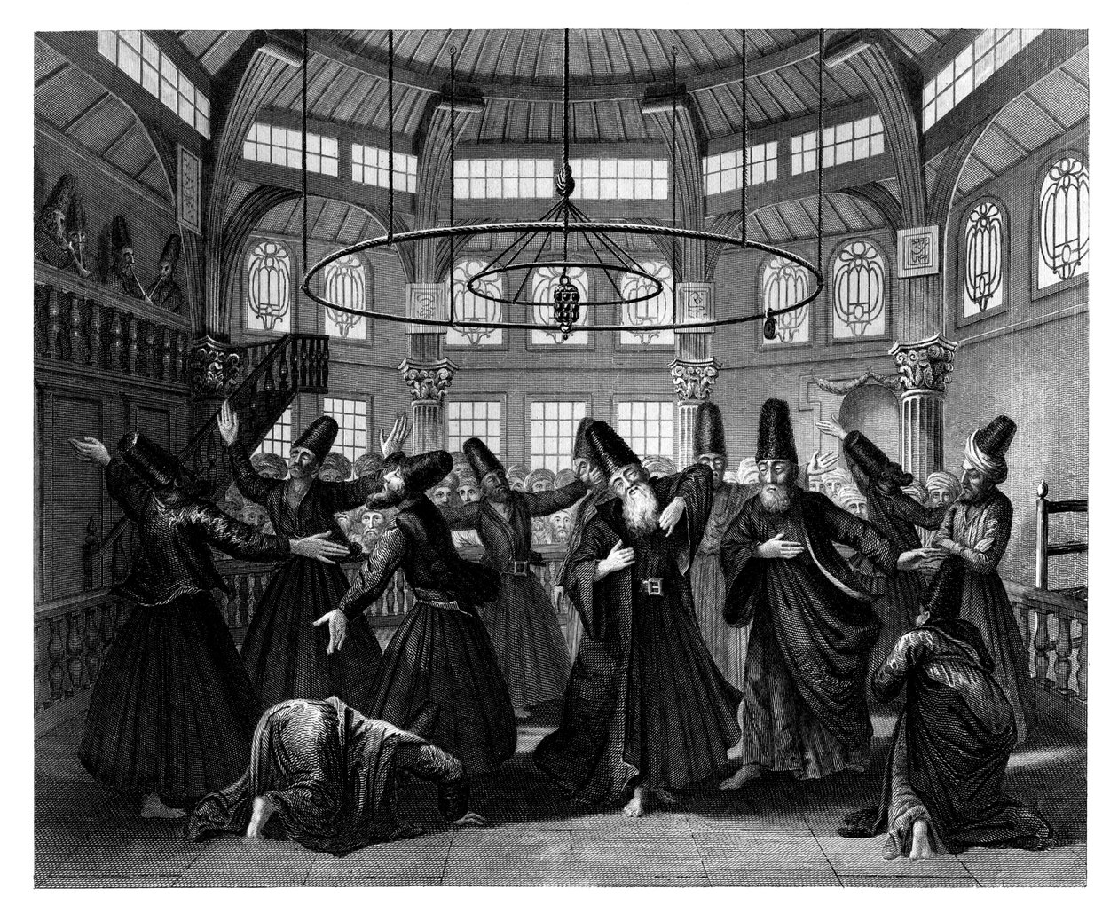 A dança dos dervixes, c1870. de W. Forrest