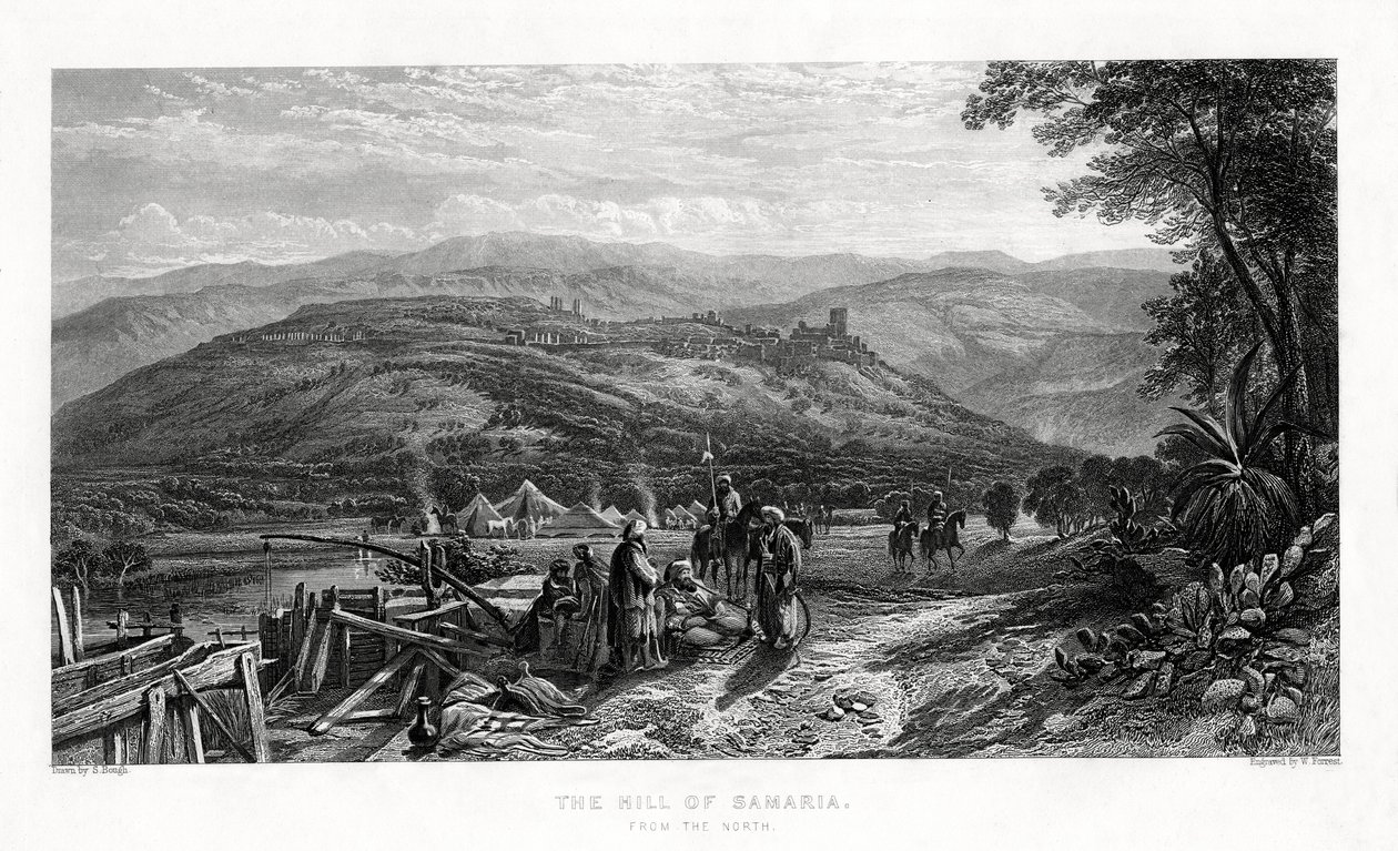O monte de Samaria, 1887 de W. Forrest