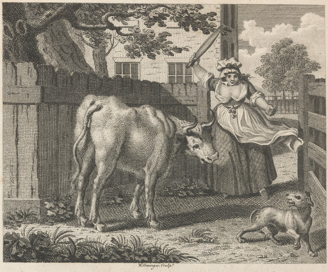 A Cozinheira, o Cook-Maid, o Turnspit, e o Boi de W. Grainger