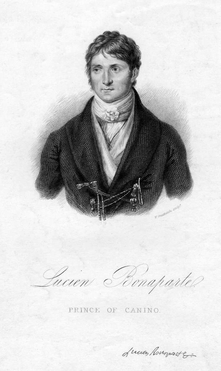 Lucien Bonaparte, príncipe de Canino, século XIX. de W. Greatbatch