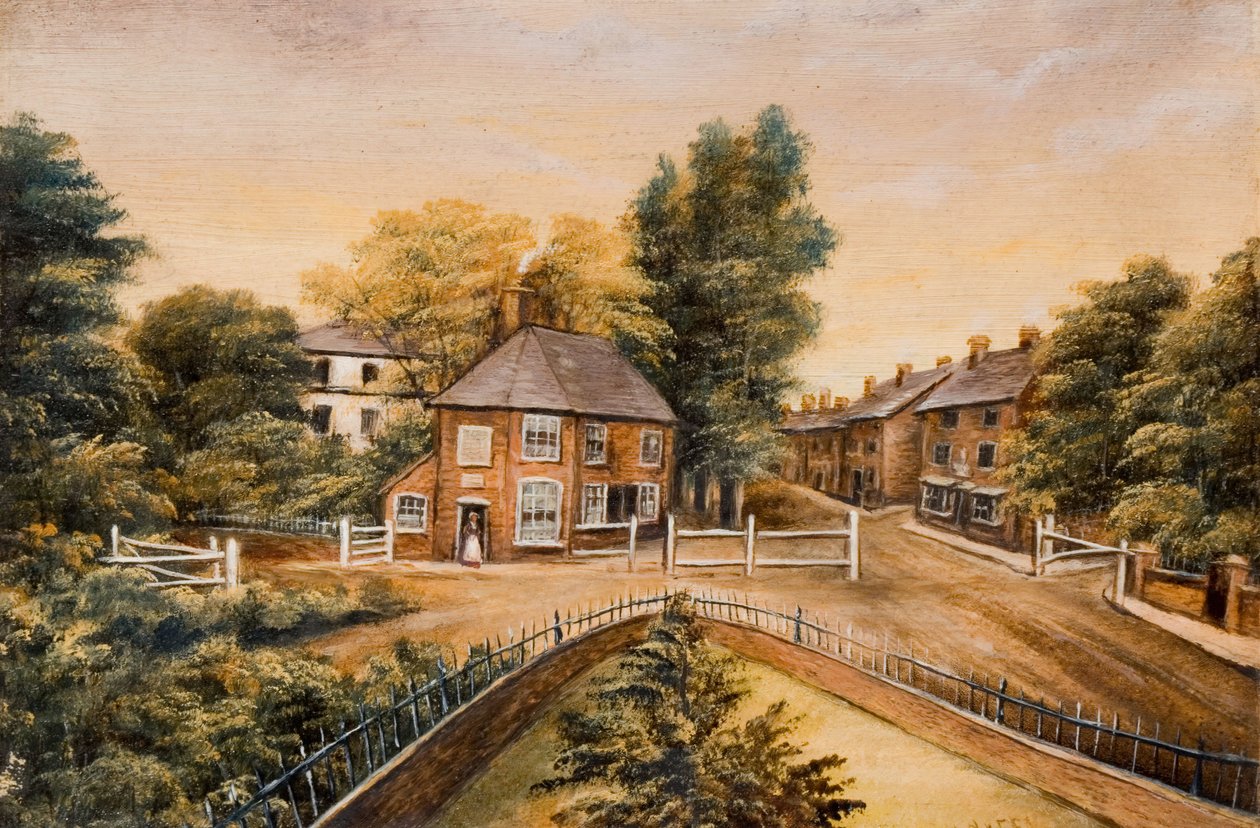 The Old Toll Gate, Villa Road, Handsworth, 1829-1850. de W. Green