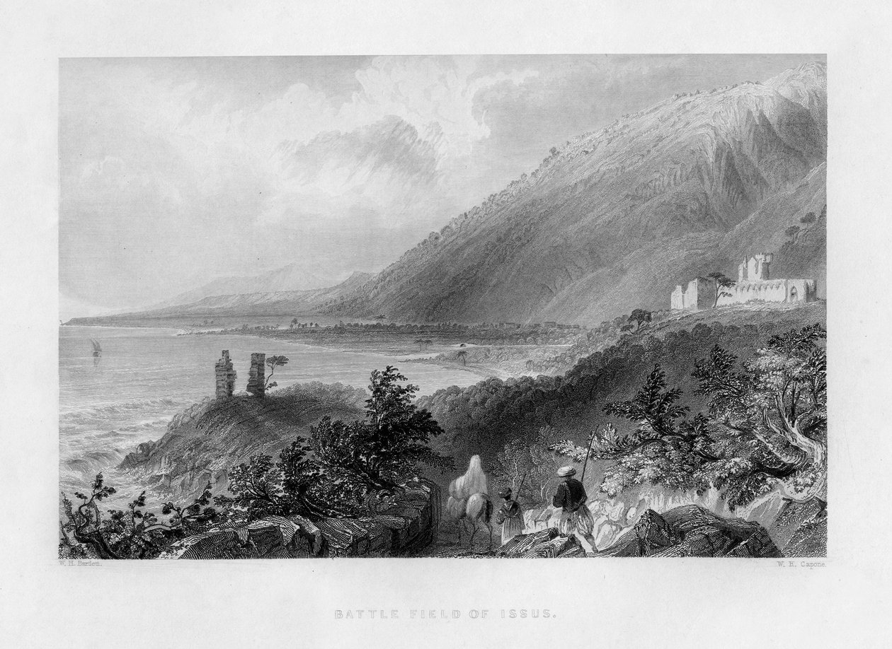 O campo de batalha de Issus, Turquia, 1841. de W. H. Capone