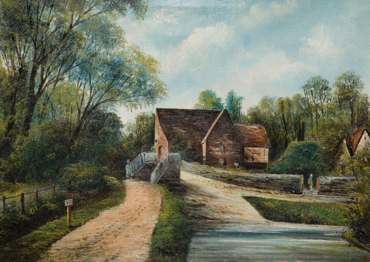 The Dingles, Sarehole, Perto de Moseley, 1906. de W H Robinson