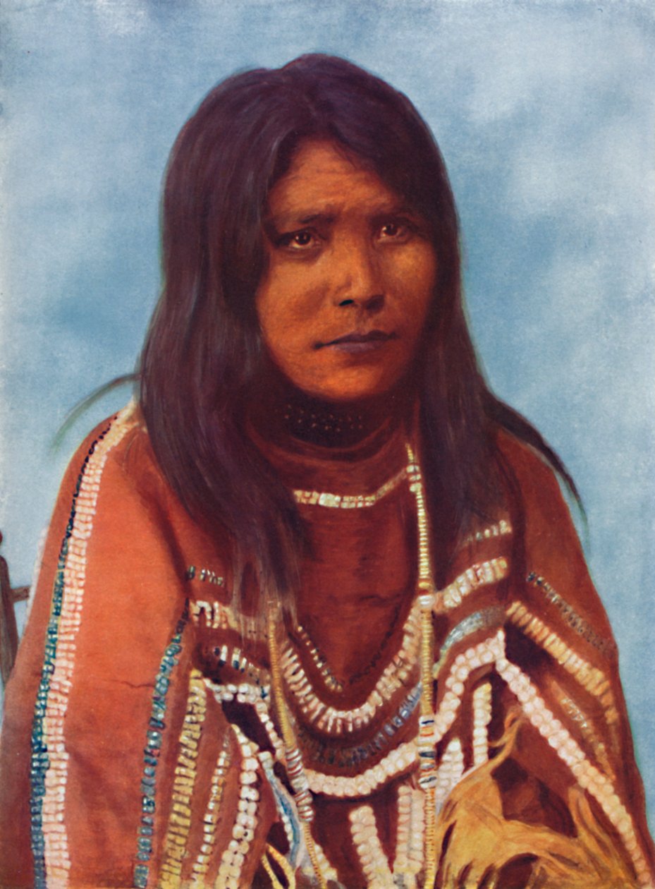 Uma mulher indiana Sarcee, 1912 de W. Hanson Boorne