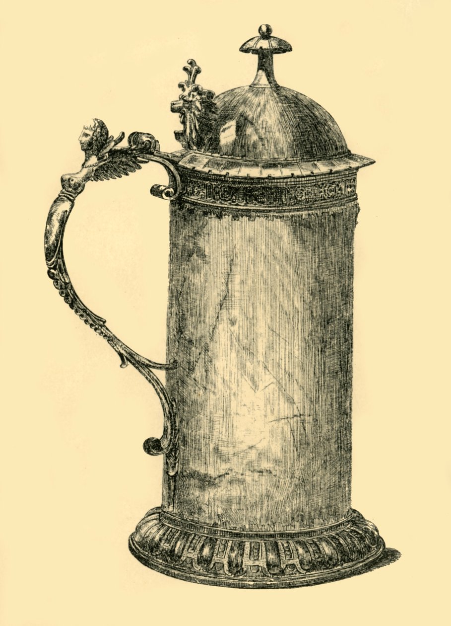 Caneca, início do século XVII, 1881. de W. Harbutt
