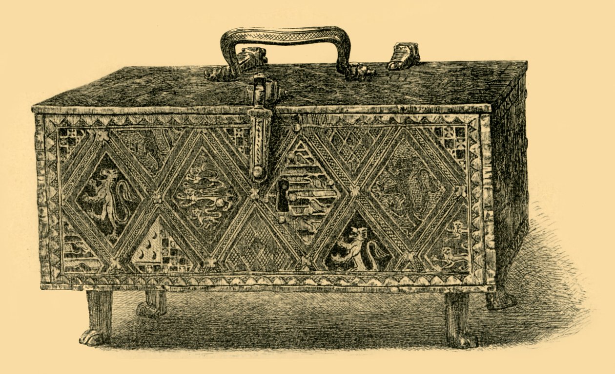 O caixão de Valence, c1305-1312, 1881. de W. Harbutt