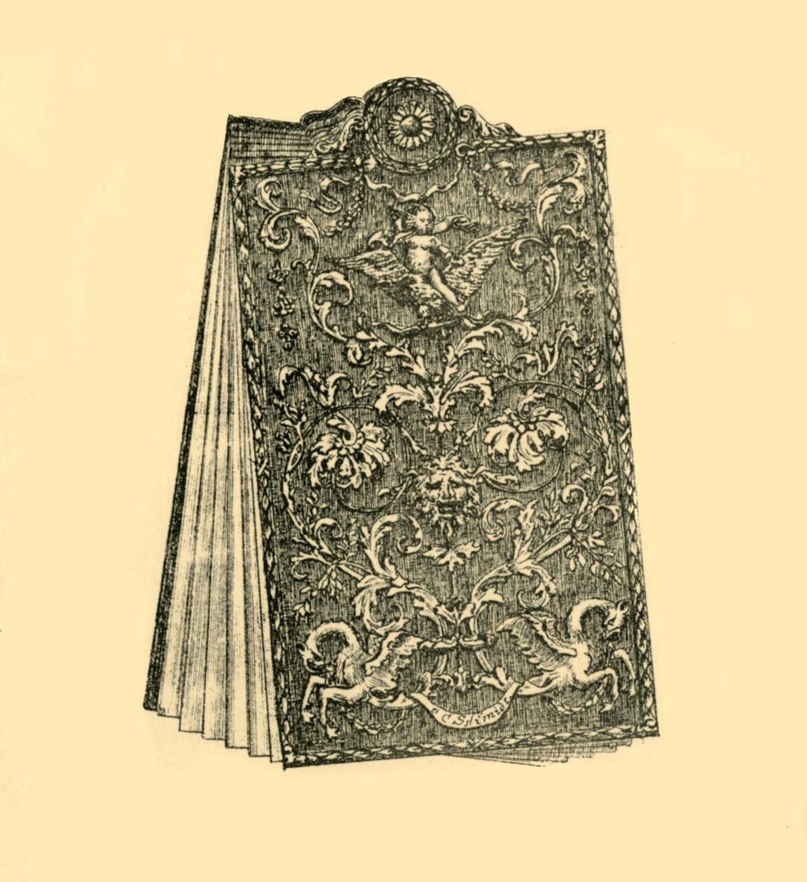 Tabletes para escrever, 1690-1700, 1881. de W. Harbutt