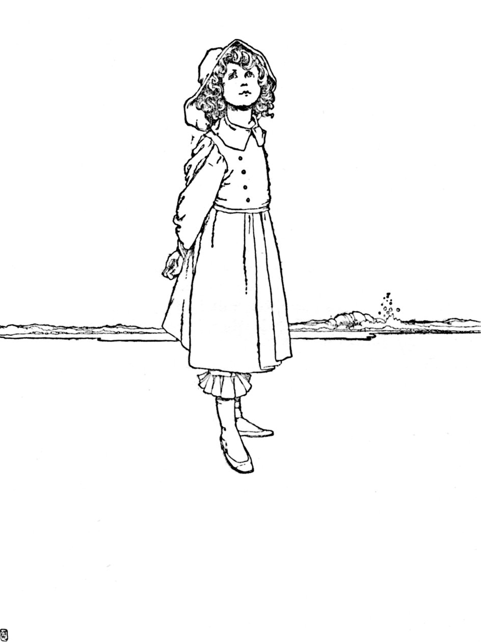 E Karen estava vestida com muito bom gosto, c1930 de William Heath Robinson