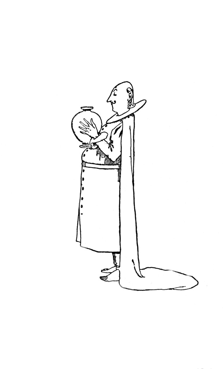 Os conselheiros do gabinete estavam andando descalços, c1930 de William Heath Robinson