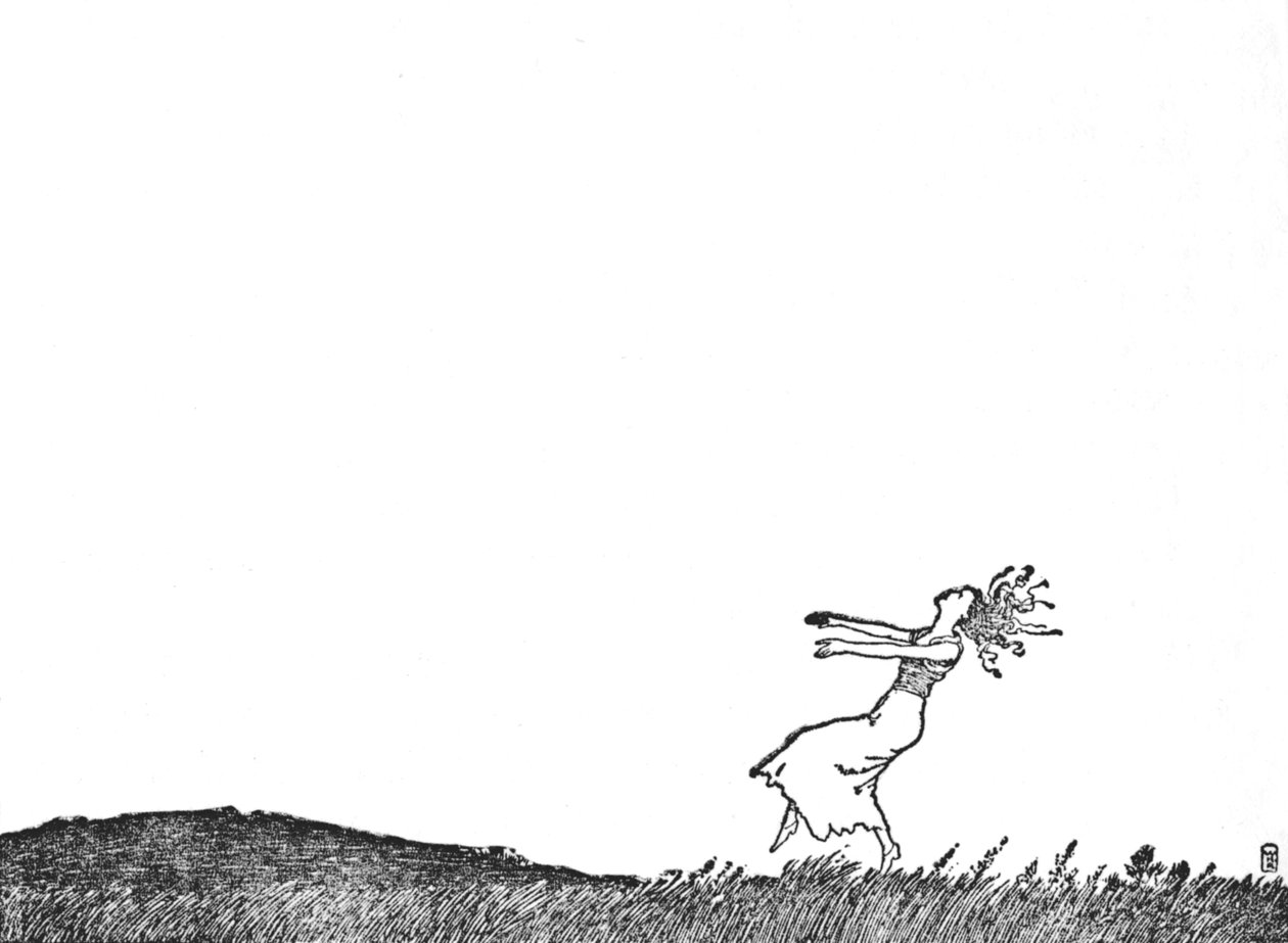 Dança ela deve, sobre campo e Prado, c1930 de William Heath Robinson
