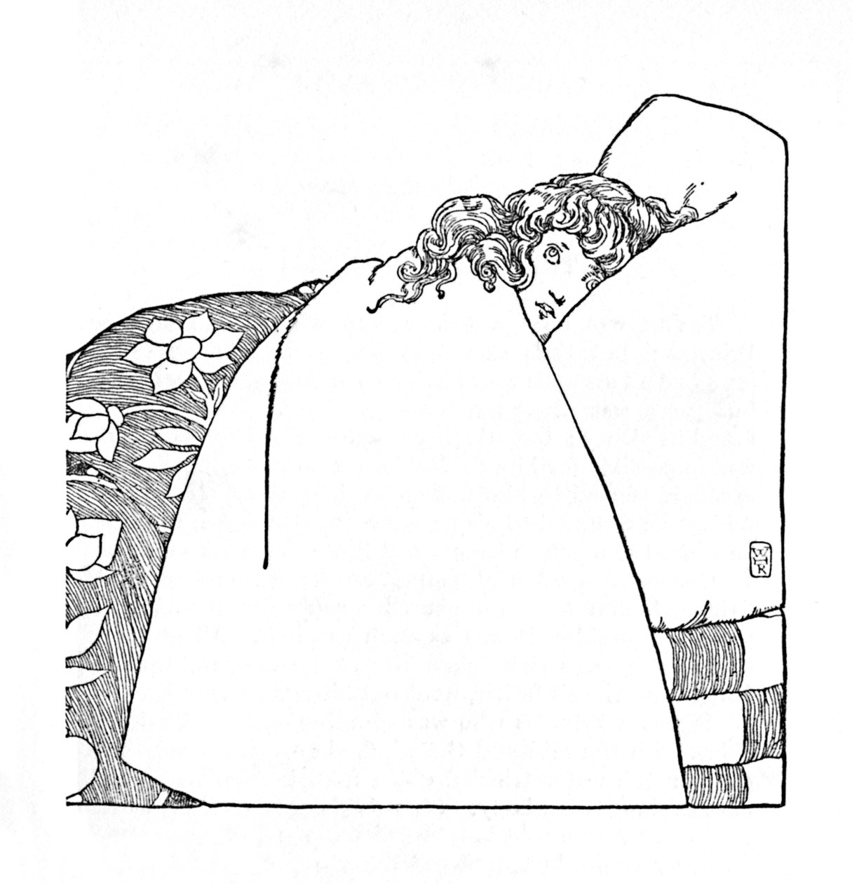 Quase não fechei meus olhos a noite inteira, c1930 de William Heath Robinson
