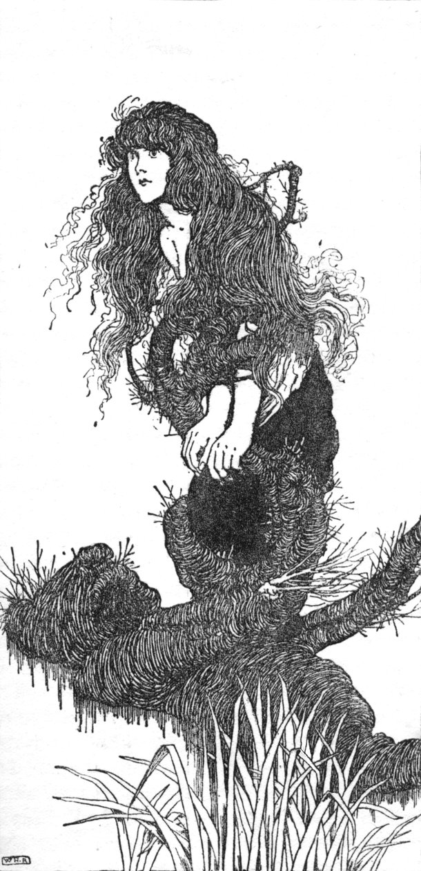 Foi Ele quem a puxou para baixo, c1930 de William Heath Robinson