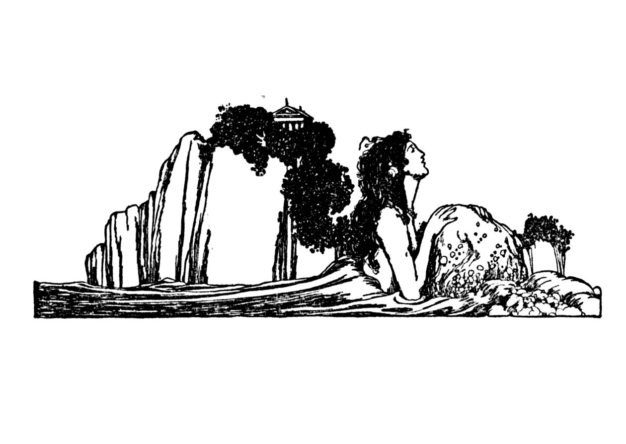 Muitas noites ela subiu ao lugar, c1930 de William Heath Robinson