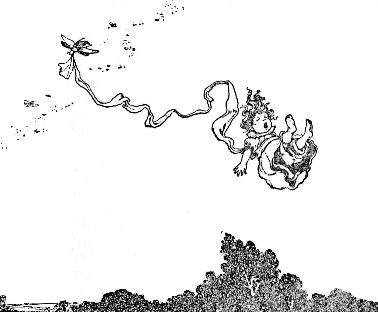 Oh, aterrorizado era o pobre Tommelise !, c1930 de William Heath Robinson