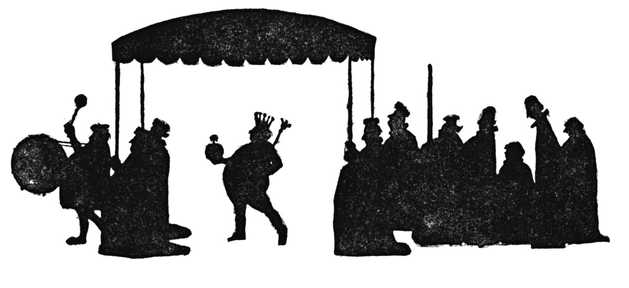 Então agora o imperador andava sob seu dossel alto, c1930 de William Heath Robinson