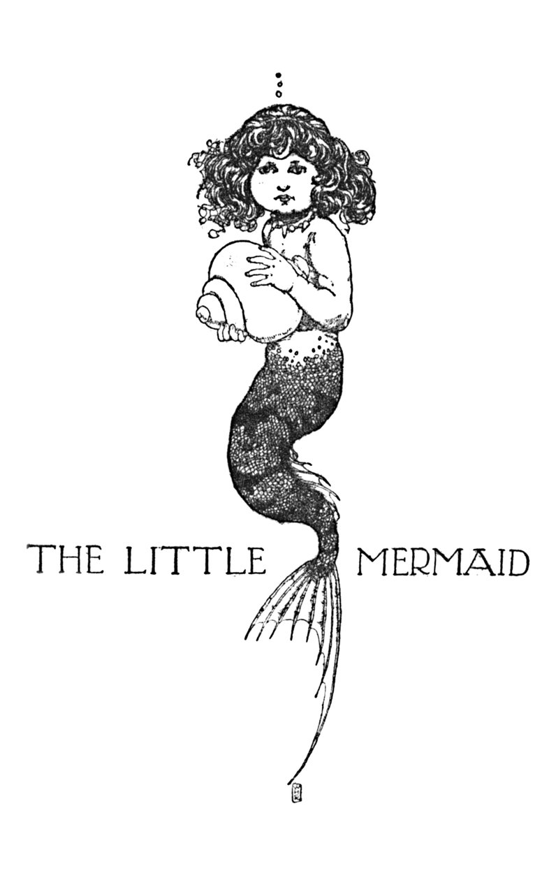A Pequena Sereia, c1930 de William Heath Robinson