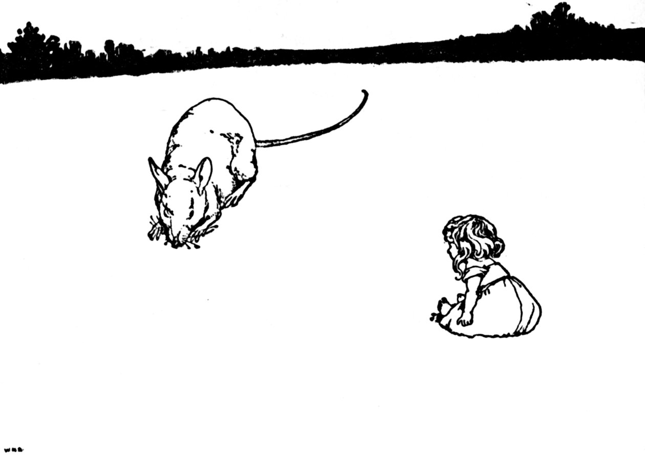 Pobre Coisinha! Disse o Mouse de Campo, c1930 de William Heath Robinson