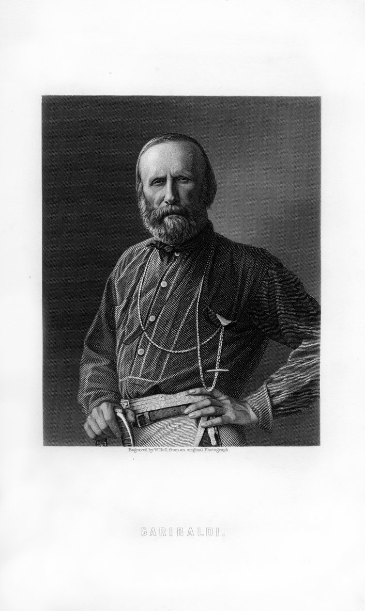 Giuseppe Garibaldi, patriota italiano e soldado do Risorgimento, 1893. de W. Holl