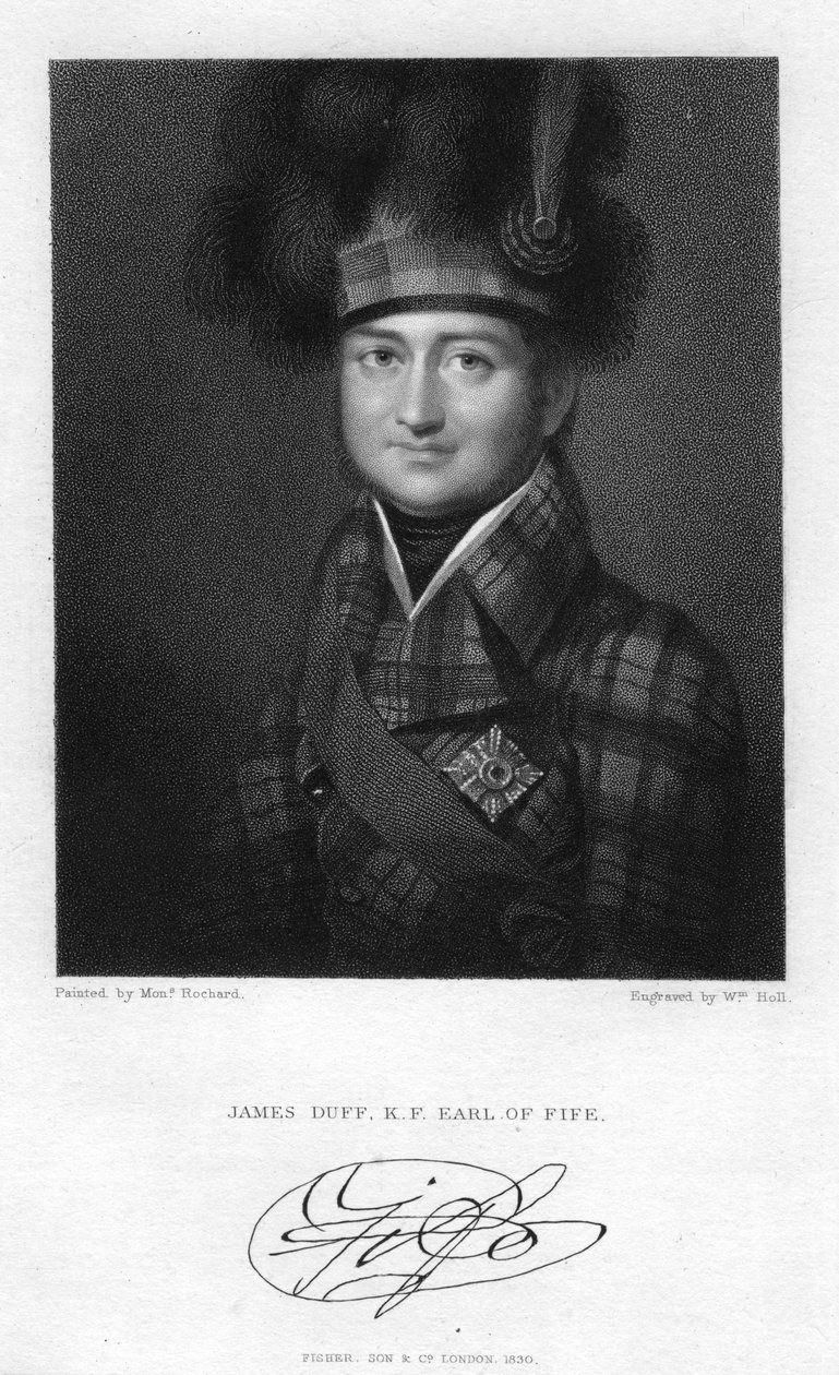 James Duff 1729-1809, 2º Conde de Fife, 1830. de W. Holl