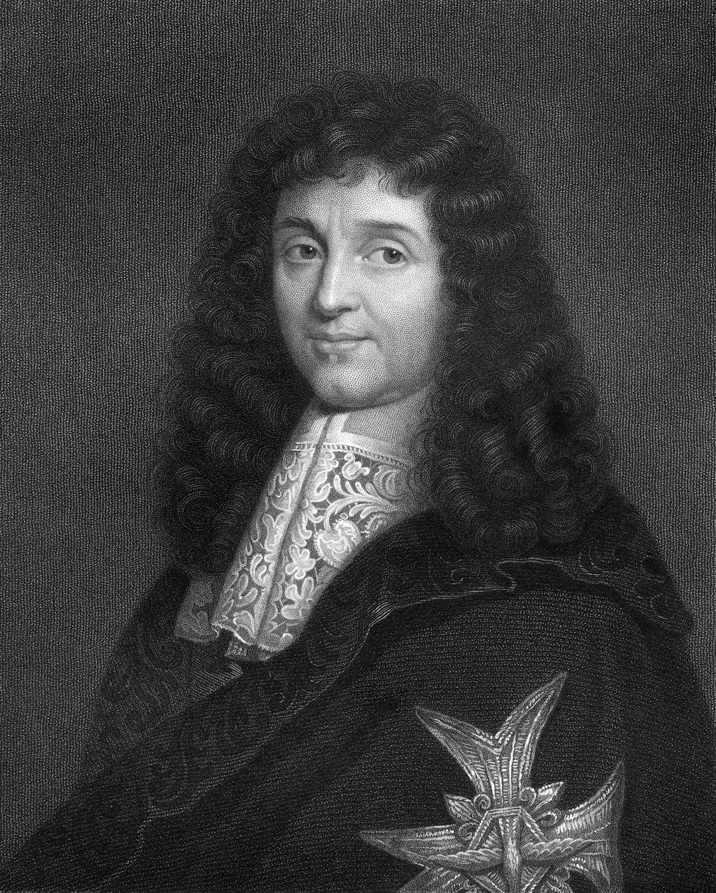 Jean-Baptiste Colbert, estadista francês do século XVII, 1836. de W. Holl