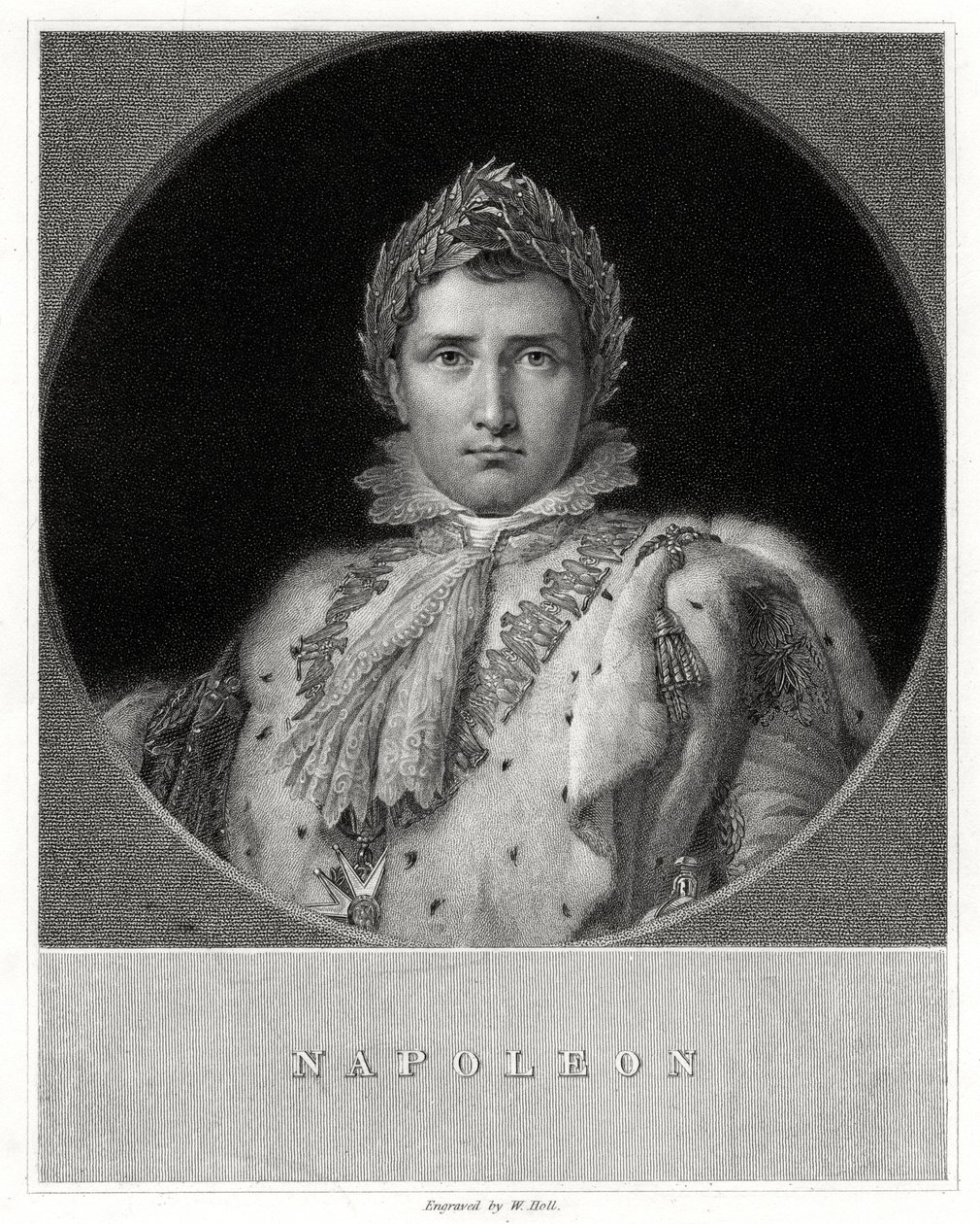 Napoleão Bonaparte, século XIX. de W. Holl