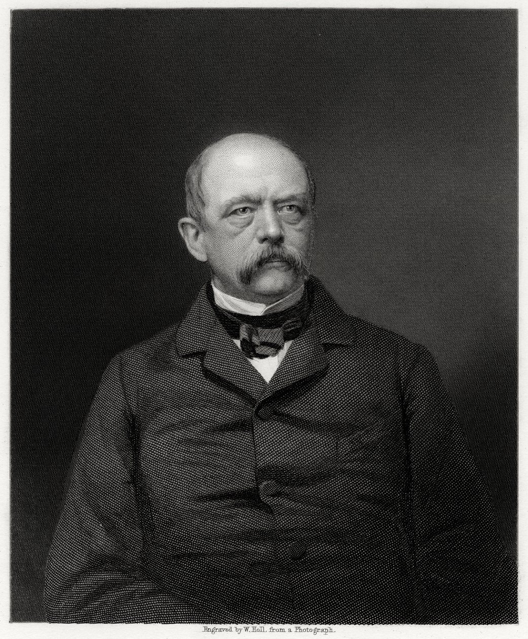 Otto von Bismarck, estadista alemão, século XIX de W. Holl