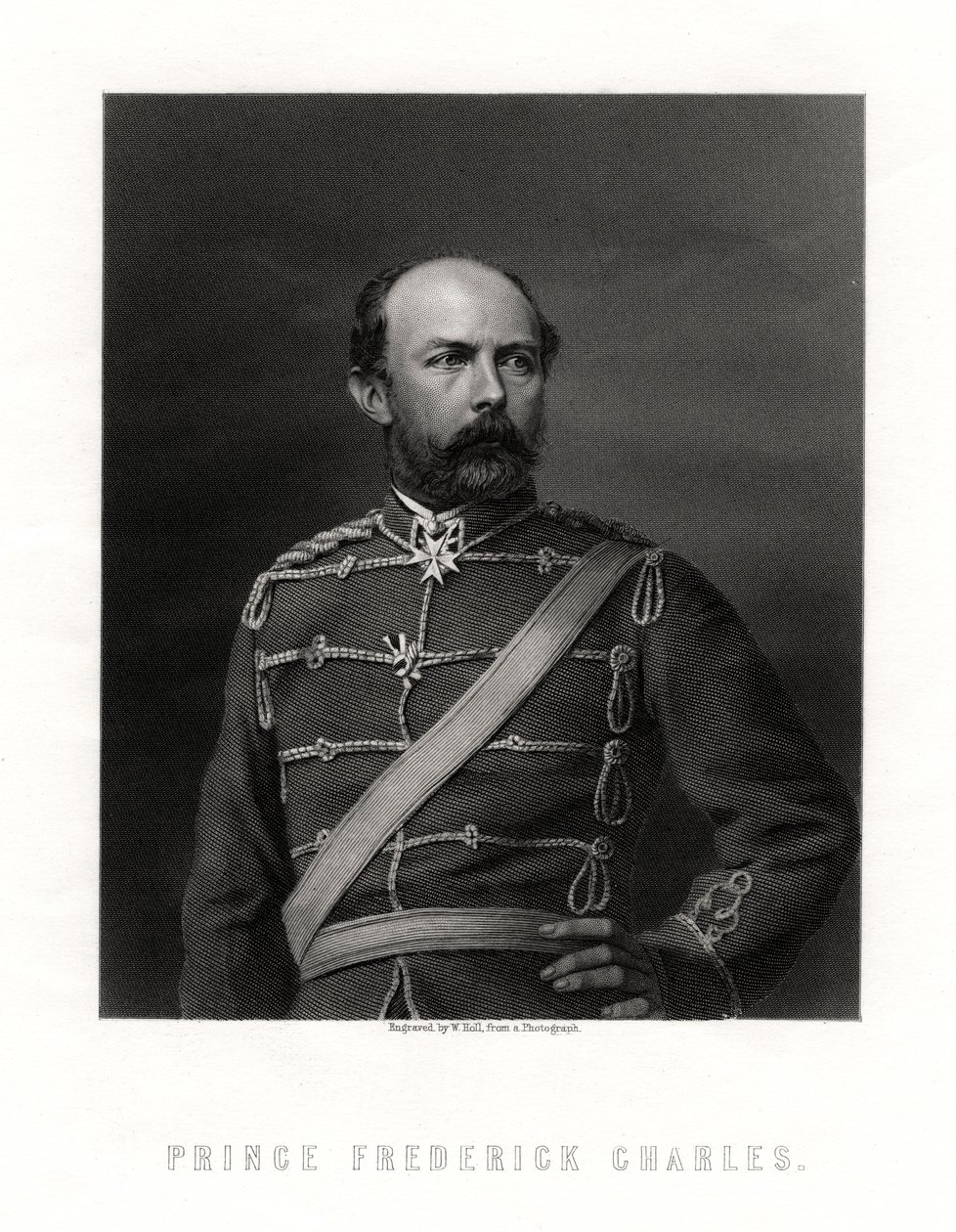 Príncipe Frederick Charles, século XIX de W. Holl