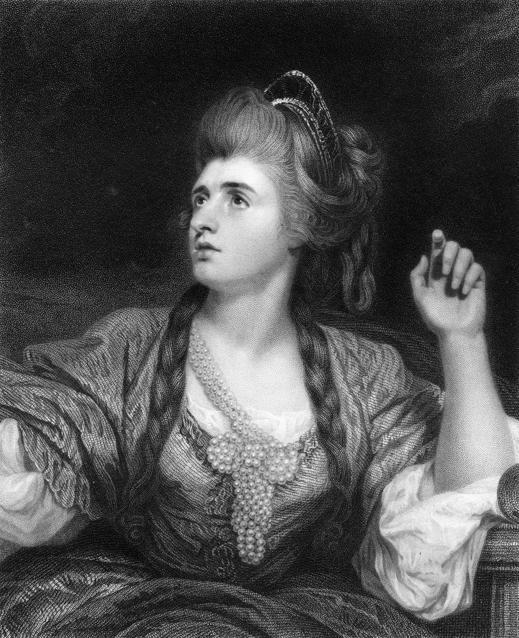 Sarah Siddons, atriz trágica inglesa, 1836. de W. Holl