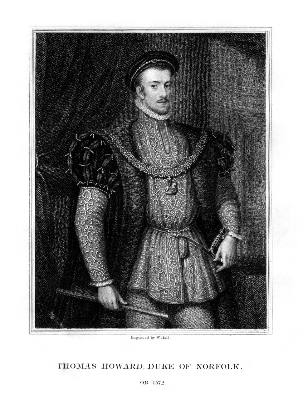 Thomas Howard, 4º Duque de Norfolk e 1º Conde de Southampton, 1829. de W. Holl