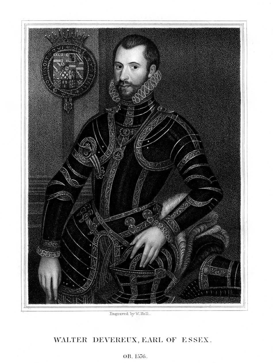 Walter Devereux, 1º Conde de Essex, nobre inglês, 1824. de W. Holl