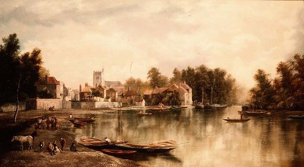 Vista de Twickenham, um de um par de W. Howard