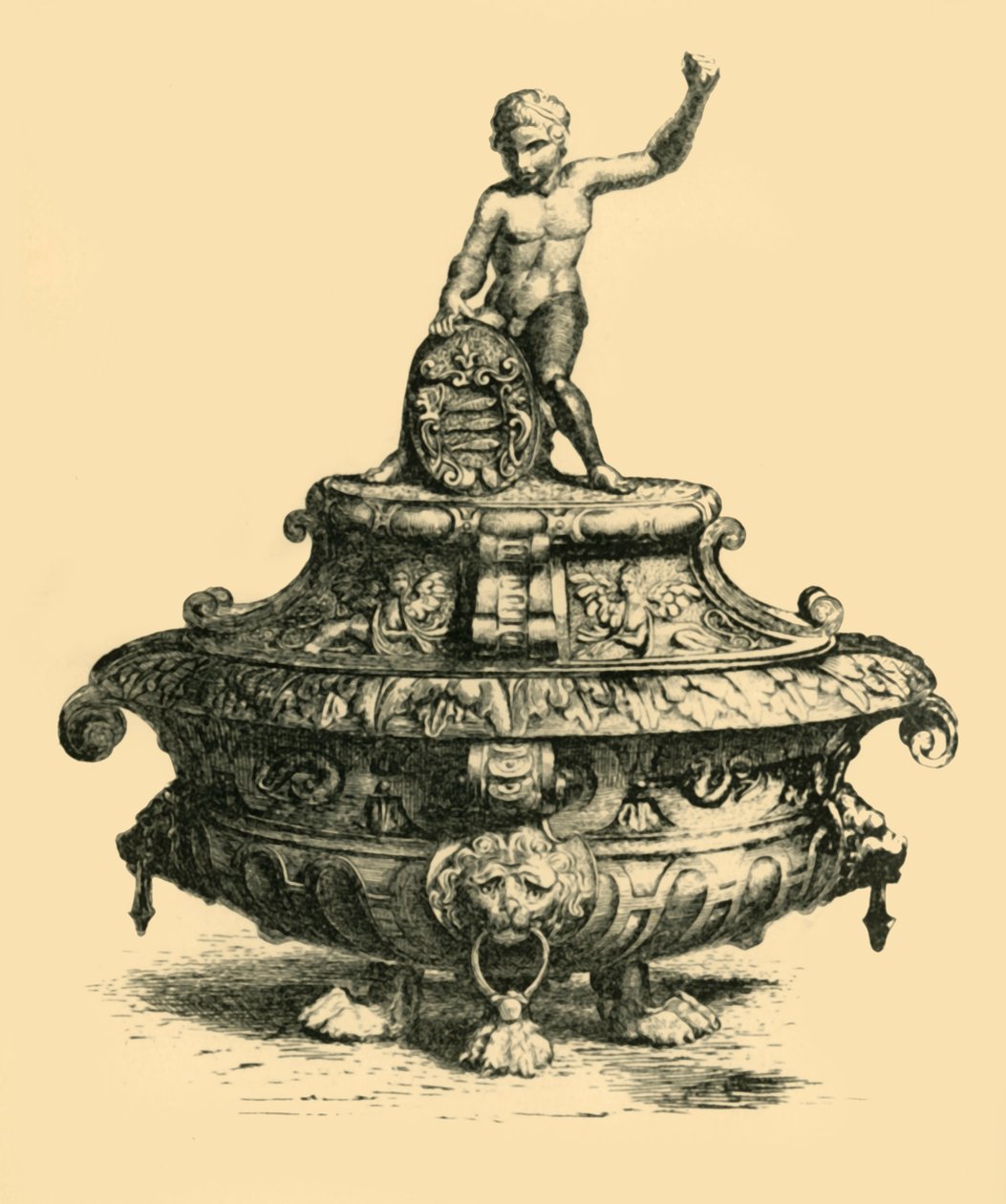Vaso de bronze, século XVI, 1881. de W. M. McGill