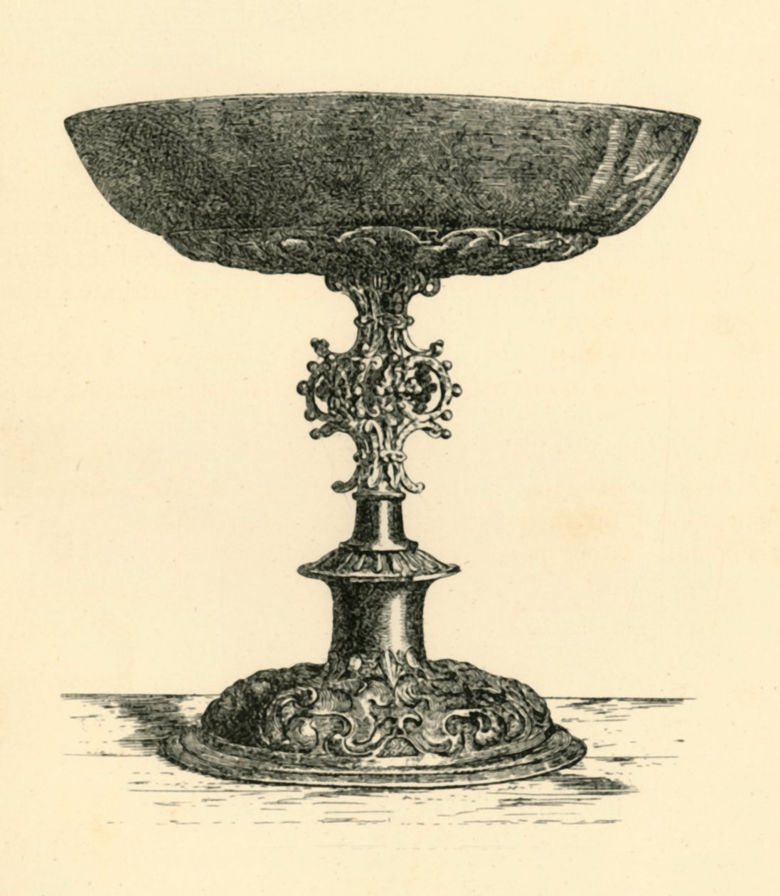 Tazza de prata, início do século XVII, 1881. de W. M. McGill