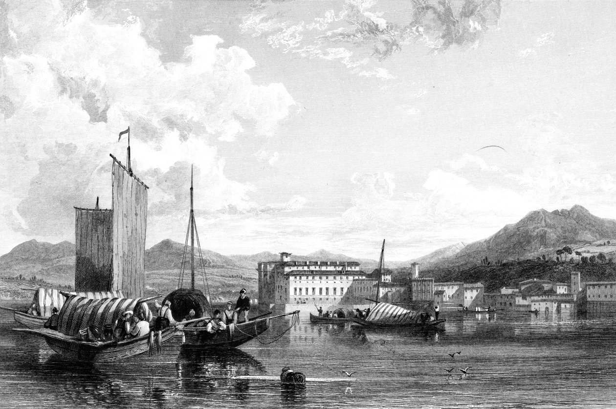 Isola Bella, Lago Maggiore, Itália, século XIX. de W. Miller